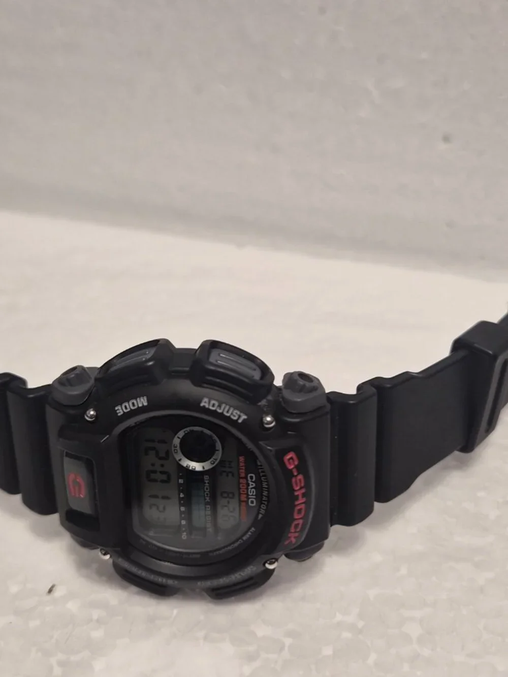 G Shock Digital Black and red